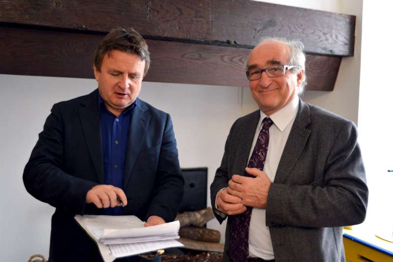 Stephen and Charles Chevalier at Lafite